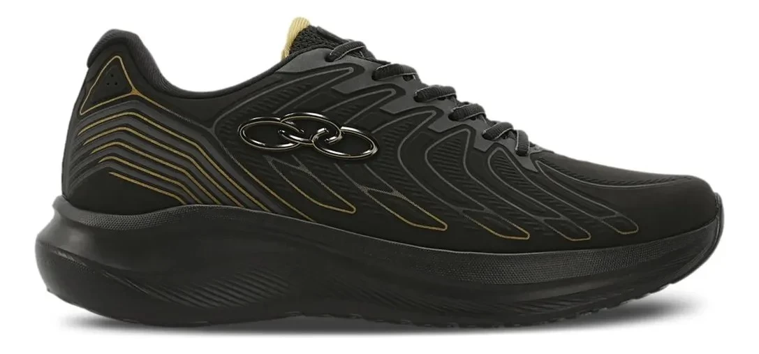 CALZADO OLYMPIKUS VOLCAN 2(NEGRO-DORADO)CR7