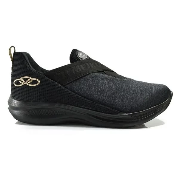 CALZADO OLYMPIKUS EASY 3 (NEGRO- DORADO)198E